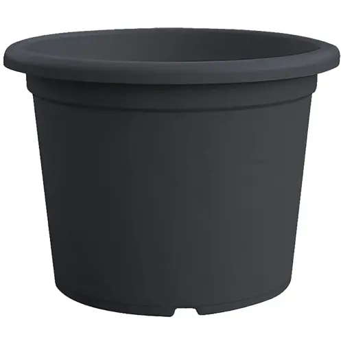 Pot de fleurs Basic round - diamètre 500 mm - Anthracite - Tera