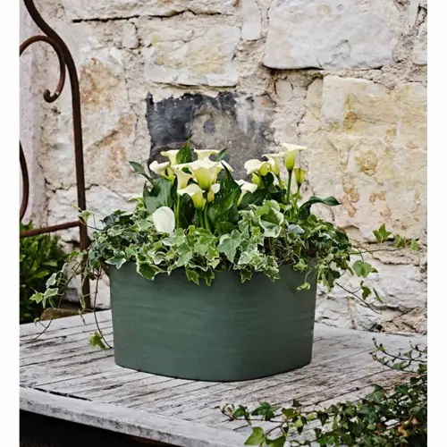 Bac &agrave; plantes 'Rodi', largeur: 370 mm, fog grey - Tera 