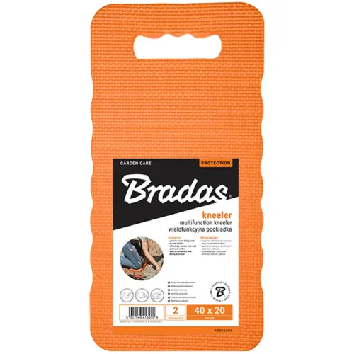 Planche pour genou, (L)400x(T)200x(H)20mm, orange - Bradas