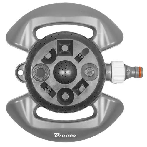 Arroseur de pelouse WHITE LINE, 8 modes, gris - Bradas
