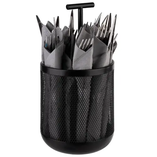 Range-couverts DART, en métal, noir - Aps