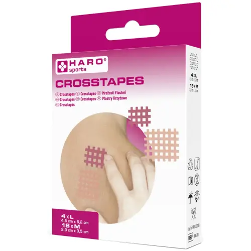 Crosstape/pansement grillagé, taille: S, bleu - Haro