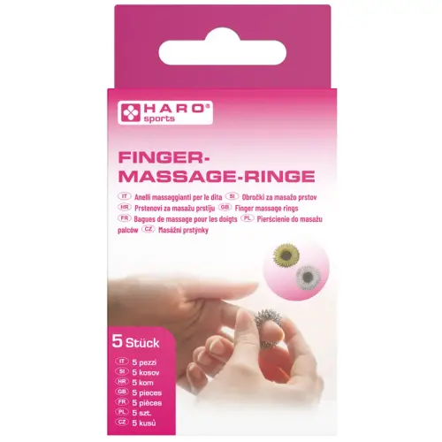 Bague de massage pour les doigts, en acier au carbone - Haro