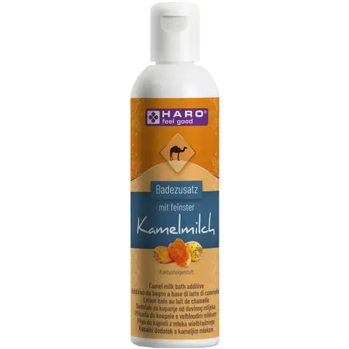 Additif de bain au lait de chamelle avec parfum, 250 ml - Haro