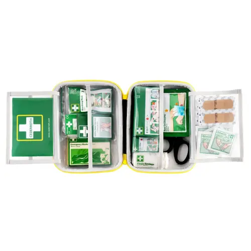 Kit de premiers secours, moyen, dans un coffret - Cederroth 