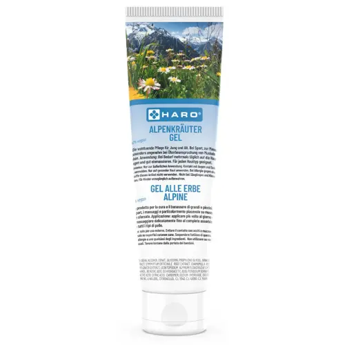 Gel de massage Herbes des Alpes, tube de 100 ml - Haro
