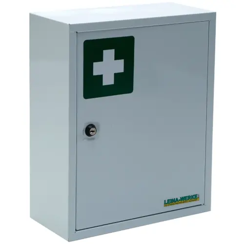 Armoire de premiers secours norme DIN 13157 blanc nacr&eacute; - Leina-Werke 