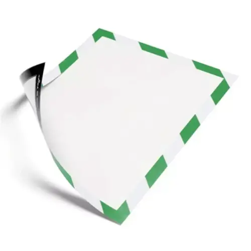 Cadre magn&eacute;tique SECURITY, format A4, vert/ blanc - Durable 