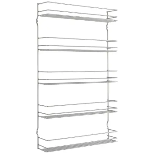 Étagère à épices Pepito 3, 3 niveaux, argent - Metaltex