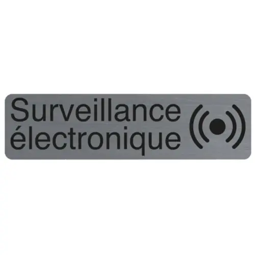 Plaque de signalisation 'Surveillance caméra' - Exacompta