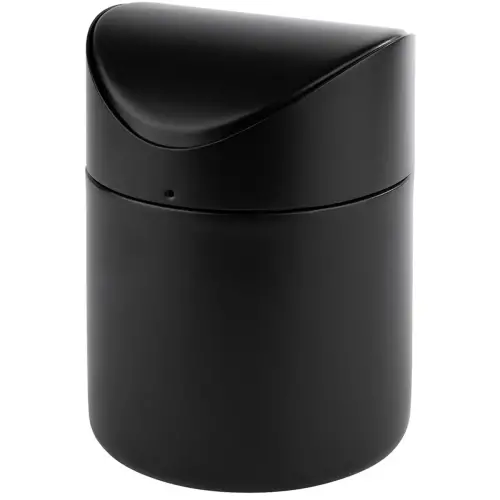 Poubelle de table SNAP, en inox, noir mat - Aps