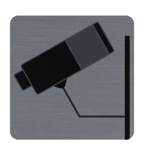 Plaque de signalisation 'Surveillance caméra' - Exacompta