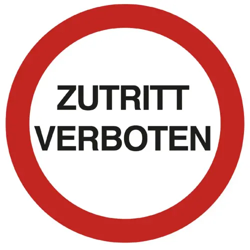 Plaque de signalisation 'stationnement interdit' - Exacompta