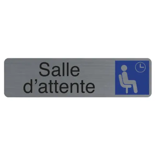 Plaque de signalisation 'Salle d'attente' - Exacompta