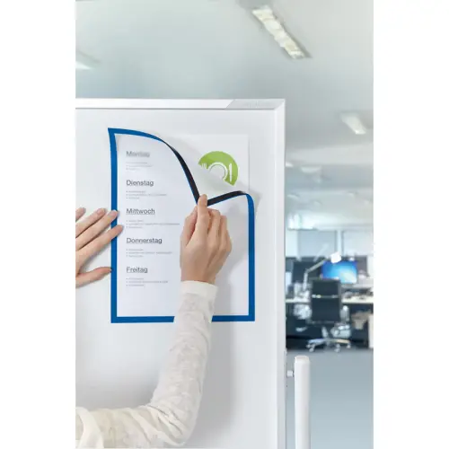 Cadre d'affichage magnétique magnetofix, A4 - Magnetoplan