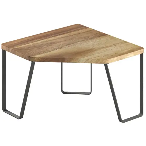 Étagère d'angle York LAVA, 1 niveau - Metaltex