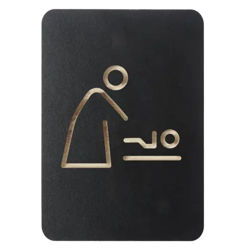 Pictogramme 'WC femmes', noir - Europel