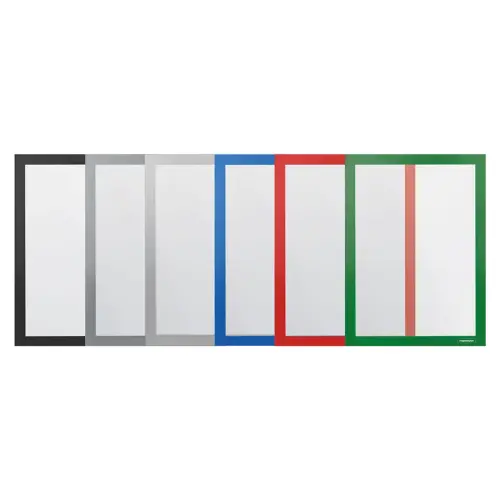 Cadre d'affichage magnetofix, A4, noir - Magnetoplan 