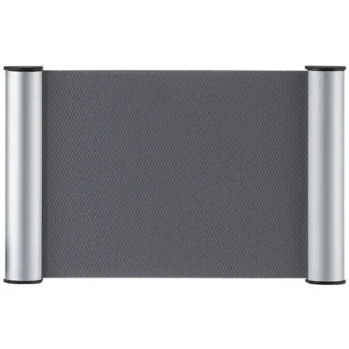 Plaque de porte clip, 245 x 155 mm - A5, argent - Franken 