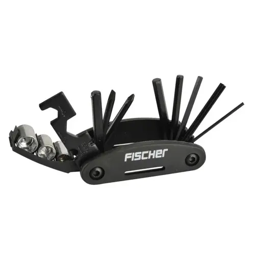 Kit multifonction de réparation de vélo, 14 pièces - Fischer
