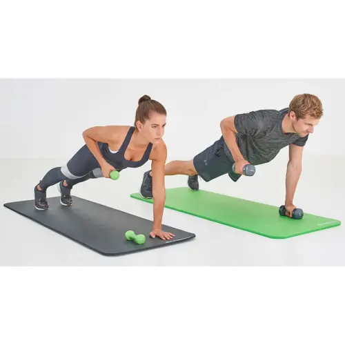 Haltères vinyle, set de 0,5 kg, vert - Schildkröt