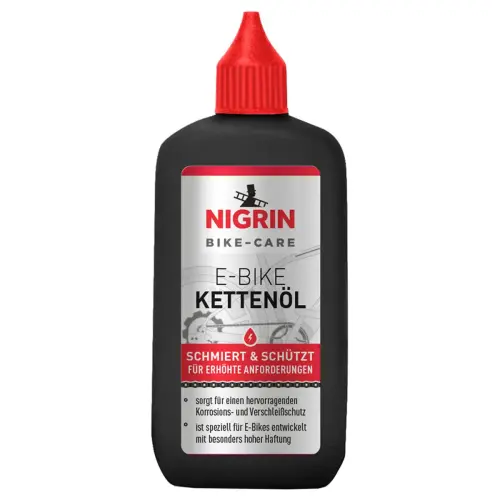 Huile pour chaîne de vélo électrique Bike-Care, 100 ml - Nigrin