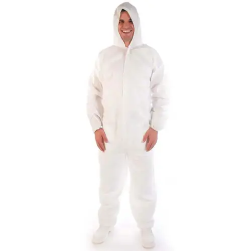 Combinaison PP avec capuche, XXL, blanc - Hygostar