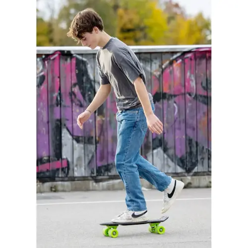 Skateboard r&eacute;tro Native Green - Schildkr&ouml;t 