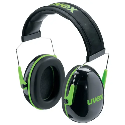 Coquille anti-bruit K1, noir / vert - Uvex 