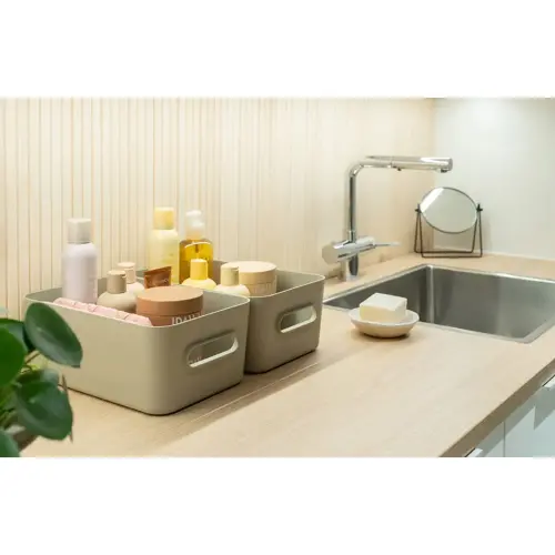 Bo&icirc;te de rangement Comfort M, bleu canard - Smartstore 