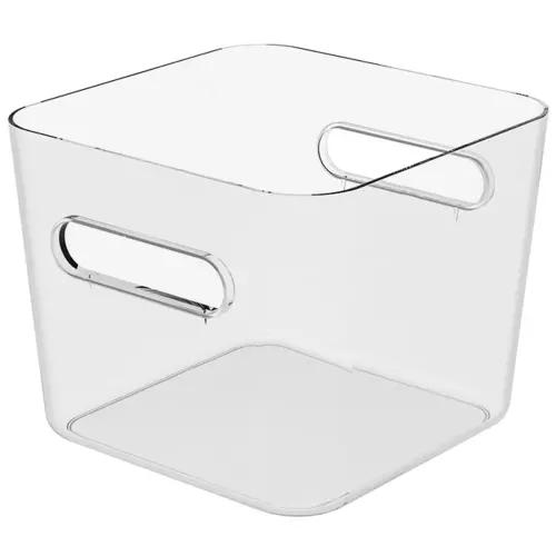 Bo&icirc;te de rangement COMPACT SQUARE M, transparent - Smartstore 