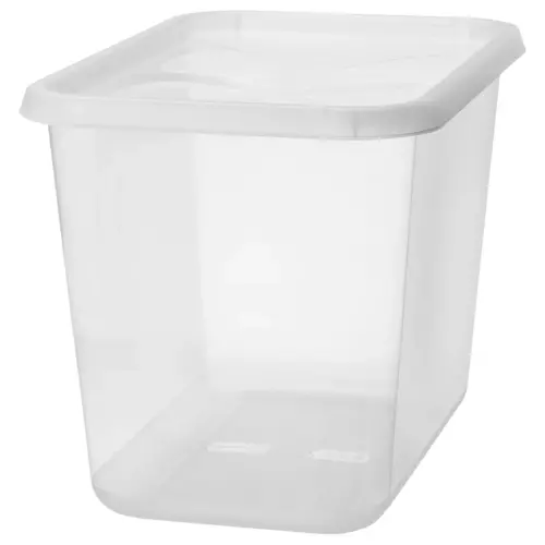 Boîte de rangement BASIC XL, 60 L, transparent - Smartstore