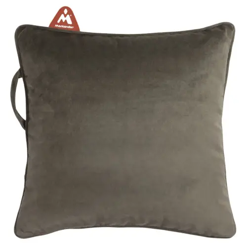 Coussin chauffant avec Heat Pad velours, champagne - Montandor