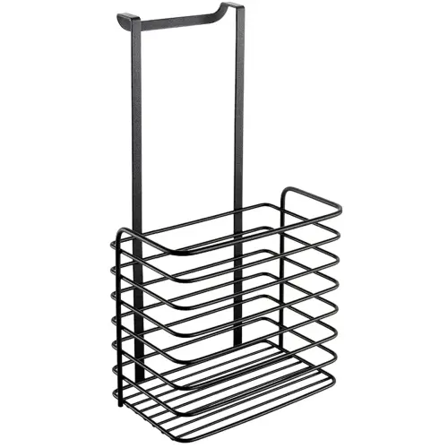 Rangement suspendu Galileo LAVA, noir mat - Metaltex