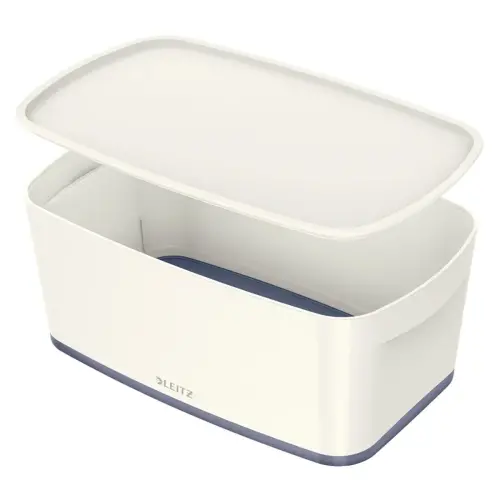 Boîte de rangement My Box, 5 litres, blanc / gris - Leitz
