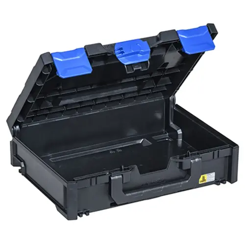 Boîte de rangement EuroPlus MetaBox 340, noir/bleu - Allit