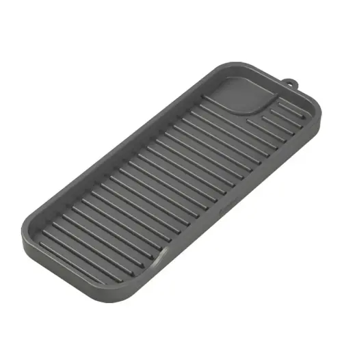 Rangement silicone pour évier Tidy-Mat XL, gris - Metaltex