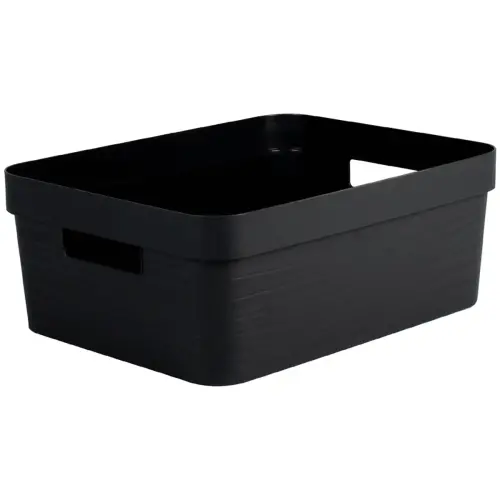 Boîte de rangement STONE, 12 litres, PP, blanc - Eda Fontaine