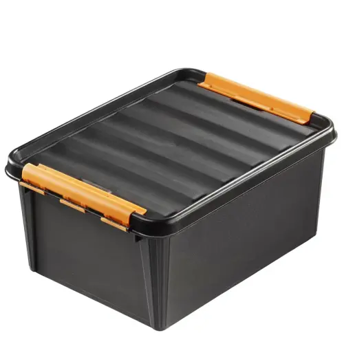Boîte de rangement PRO - 31 L - Noir - Smartstore