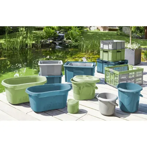Boîte de rangement Emil eco - 45 L - Bleu ciel - Keeeper