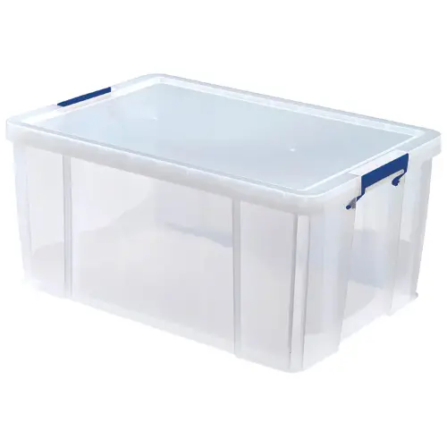 Bo&icirc;te de rangement ProStore, 70 litres, transparent - Fellowes 