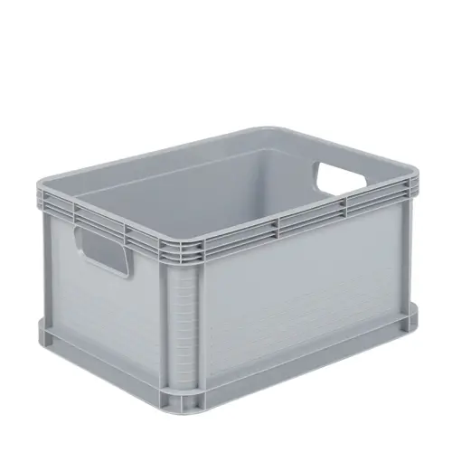 Caisse de rangement Robert - 45 L - Gris - Keeeper