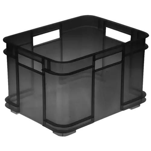 Caisse de rangement Euro-Box L 'bruno', gris - Keeeper 