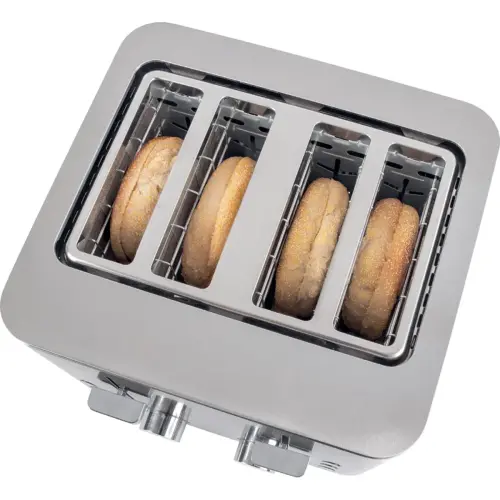 Grille-pain 4 tranches PC-TA 1252, acier inox - Profi Cook 