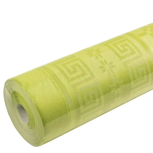 Nappe en papier damassé, (l)1,18 x (L)25 m, blanc - Pronappe