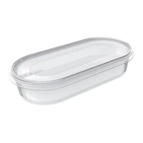 Boîte de congélation Helsinki, 0,4 litre, ovale - Plast Team