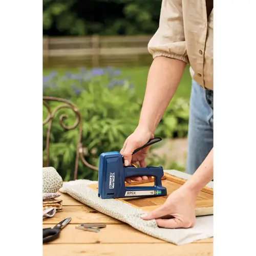 Agrafeuse/cloueuse RPC4, bleu - Rapid Tools
