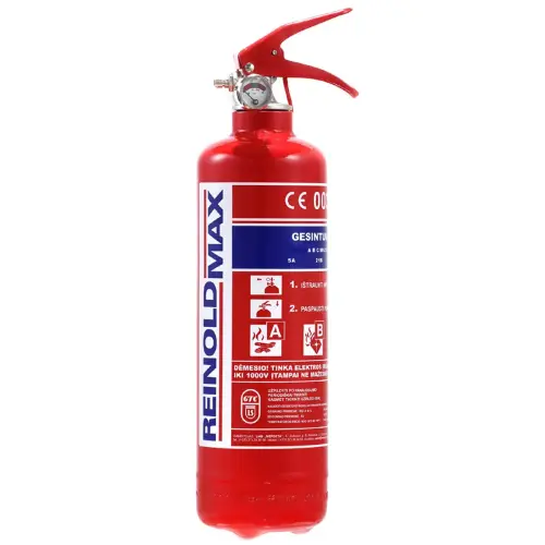 Extincteur REINOLD MAX pour véhicules à moteur, 2 kg, DIN EN 3 - Iwh