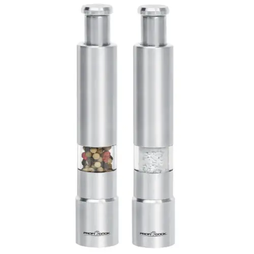 Moulins &agrave; poivre et &agrave; sel PC-PSM 1160, kit de 2 - Profi Cook 
