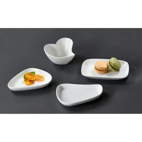 Bol &agrave; sauce GUSTO triangulaire, blanc - Ritzenhoff & Breker 